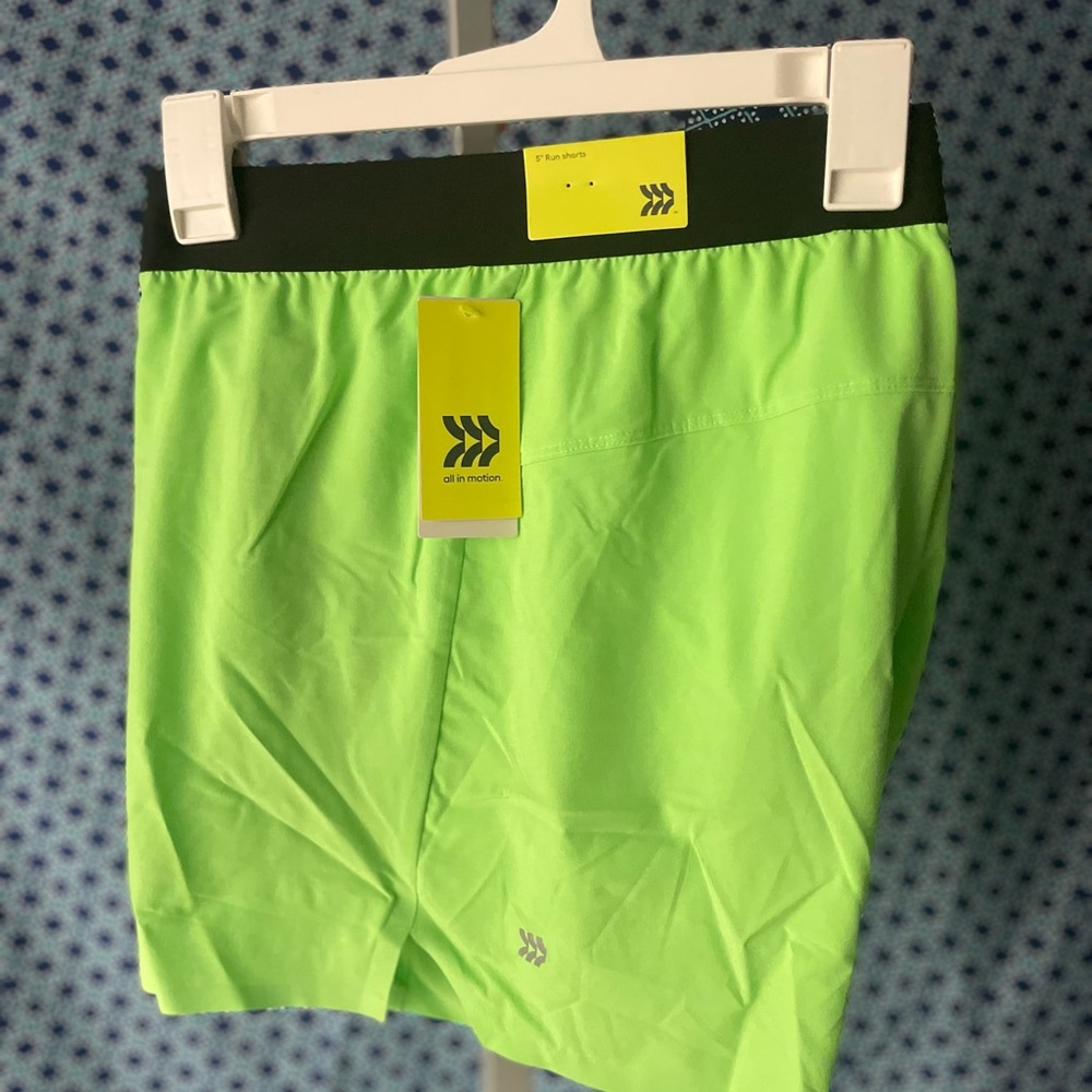 All in Motion Men’s Large Lime Green Athletic Shorts